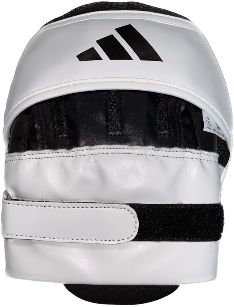 Adidas Combat Sports Боксерская лапа для отработки ударов Speed Coach Mitt ADISBAC01 Белый/Черный(УАЙТБ)