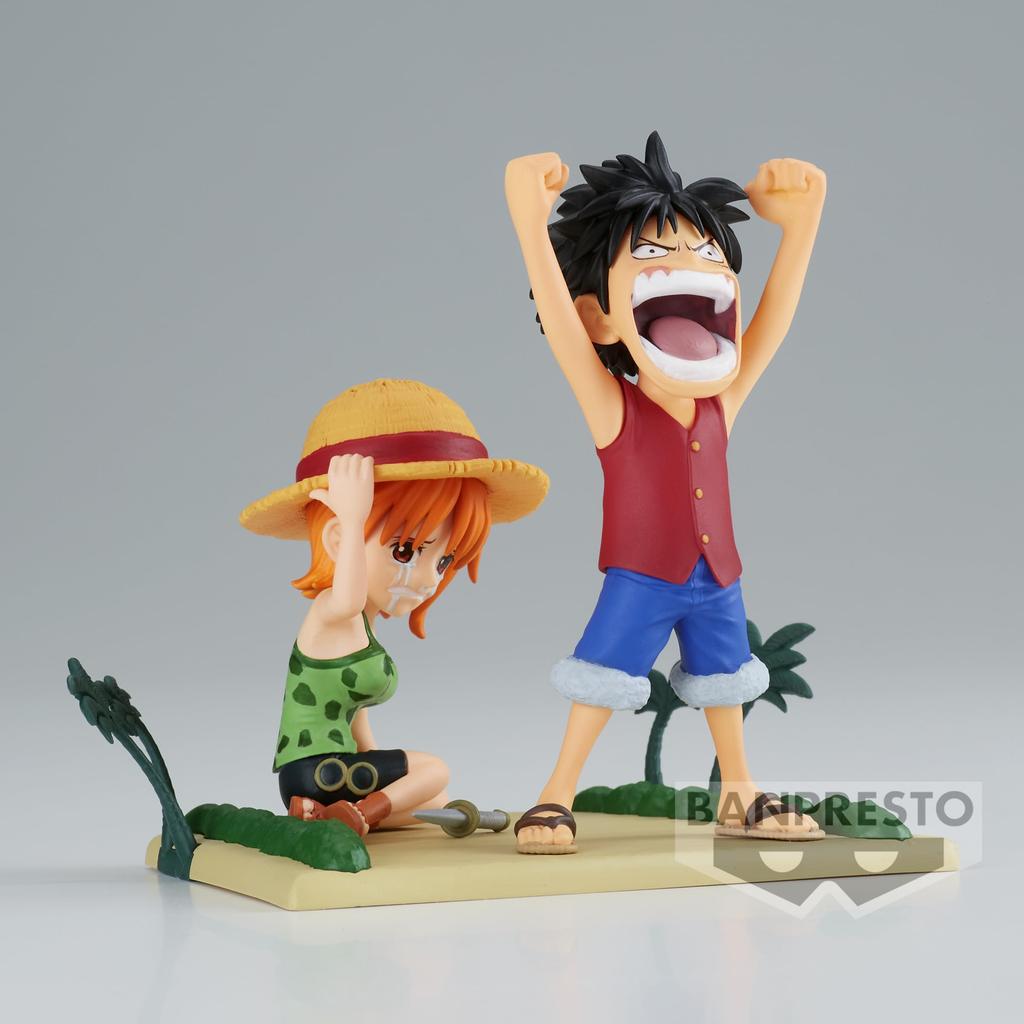 Фигурка One Piece World Collectable Figure Log Stories Луффи Нами Banpresto One Piece Log Story Луффи Нами Bandai Spirits Фигурка World Collection и и