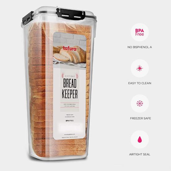 Контейнер для хранения хлеба Yousheng, герметичная коробка, пищевой, без BPA, большая емкость, чехол для хранения нарезанного тоста, сэндвич-хлеба с пылезащитной крышкой