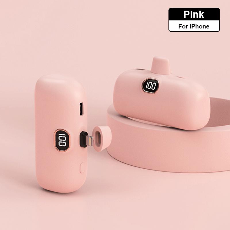 QGeeM Мини Power Bank 5000 мАч PowerBank QC PD Быстрая зарядка для iPhone 14 13 12 Внешний аккумулятор Портативное зарядное устройство для Samsung Xiaomi