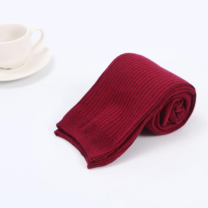 1 пара мягких зимних гольфов в вертикальную полоску для колледжа, длинные теплые гольфы