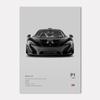Знаменитые Автомобили Супер Спорт Настенный Арт Принт Постер M4 P1 DIVO STO SVJ Декорация Настенная Роспись Современный Домашний Декор Подарок на День Рождения Без Рамки