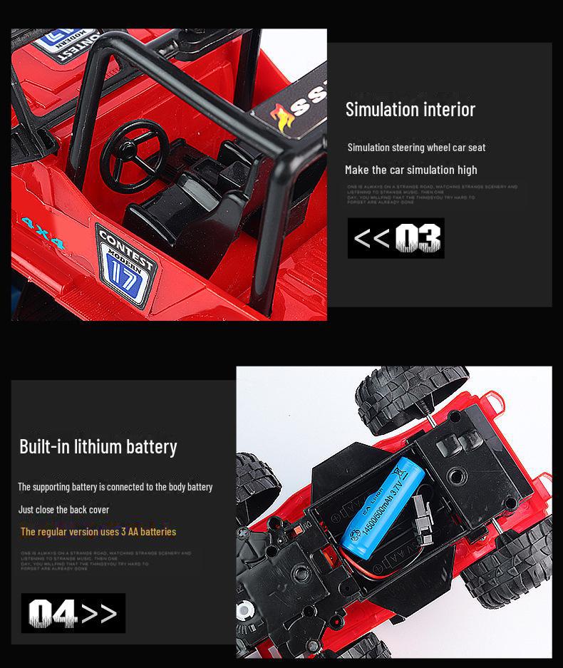 Детский игрушечный внедорожник на радиоуправлении Jeep