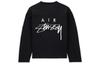 Nike X Stussy Футболка Осень/Зима 2023 Азиатская Версия Унисекс Черная FJ9165-010