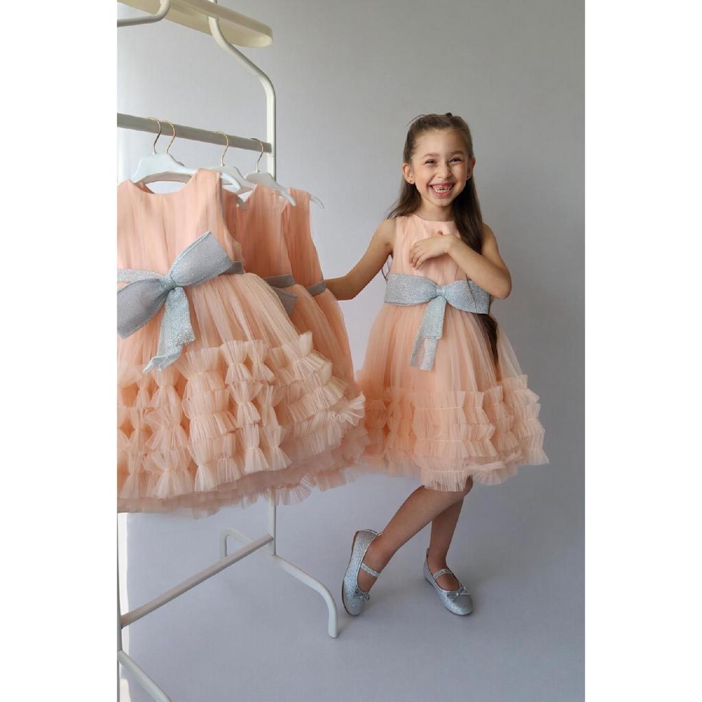 Белое вечернее платье специального дизайна для девочек на день рождения, свадьбу. Подробности см. Таблицу размеров в видео