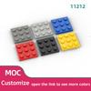 80 шт. 11212 Пластина 3x3 Совместимая с MOC Детали Кирпичики Строительные Блоки Аксессуары Сборка Заменяемые Переключаемые Частицы DIY Детская Игрушка