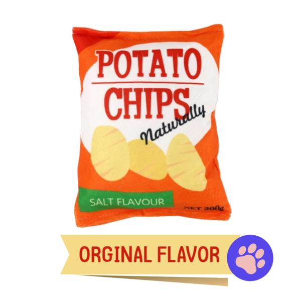 Игрушка-шуршатель картофельных чипсов Arcana Pet, 1 шт.