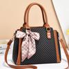 Handbag Womens Modern With Spacious Design And Stylish Plaid Elements For Use Daily