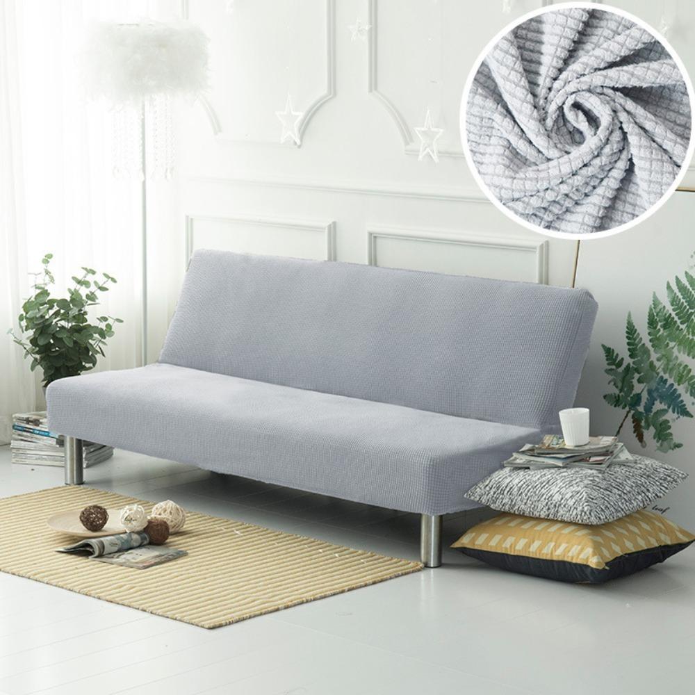 Removable Futon Sofa Cover Elastic Bench Cover Household Armless Sofa Slipcover  Home