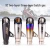 51mm Two-Layer Motorcycle Exhaust for Z900, Ninja 400, CB650R, R3
