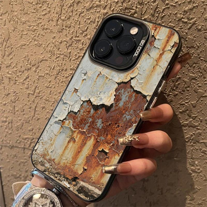 Ретро-индустриальный стиль Ржавый Посеребренный корпус Для Samsung Galaxy S25 Ultra S24 Plus S23 FE S22 A06 A16 A23 A26 A34 Чехол