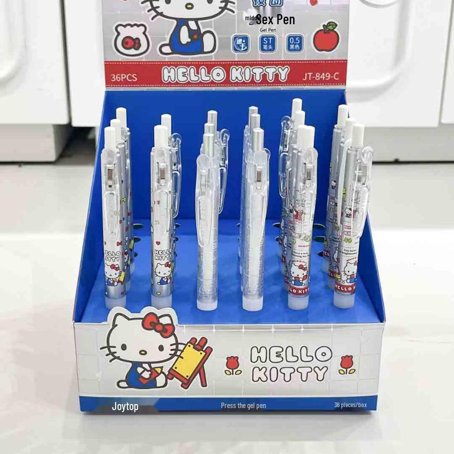 Набор шариковых ручек Yue Mu Hello Kitty Мультяшный - Быстросохнущий Девчачье Сердце ST Наконечник для Учеников