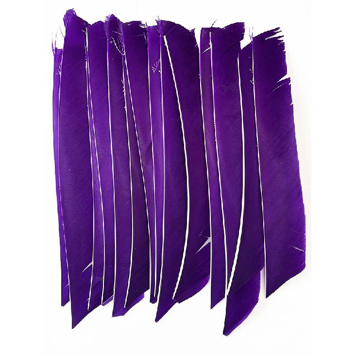 25Pcs Full Length 18-25CM Turkey Feathers for Arrow Multicolor Real Arrow Feather Fletching for Archery Bow Accessories 5