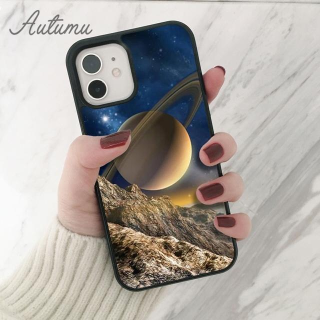 Чехол для телефона Saturn Solar system для iPhone 11 12 13 14 Pro Max mini X XR XS SE 2020 6S 7 8 Plus Samsung Galaxy S21 S22