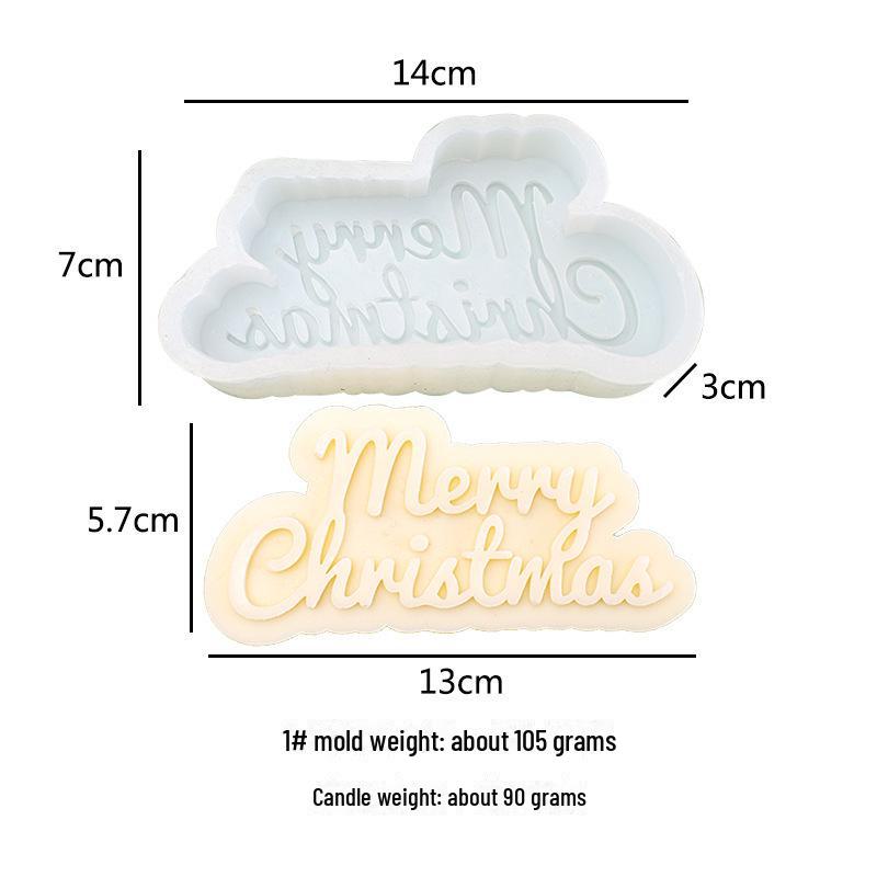 Happy Birthday Silicone Mold for DIY Candles, Plaster, and Diffuser Stones