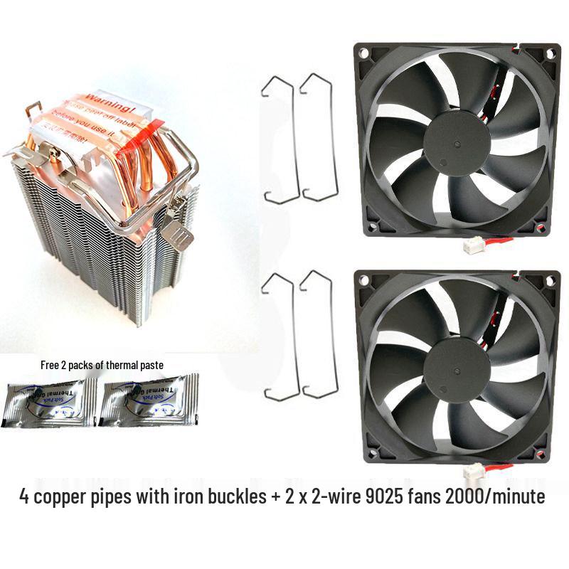 Самодельный кулер для процессора с 2-6 трубками, полупроводниковое охлаждение, башня-радиатор