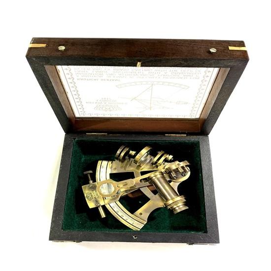Brass Working Marine Sextant Collectible Ship Astrolabe Instruments
