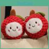 Plush Keychain Lychee Toy Stuffed Doll Pendant Backpack Decoration Kids Gift
