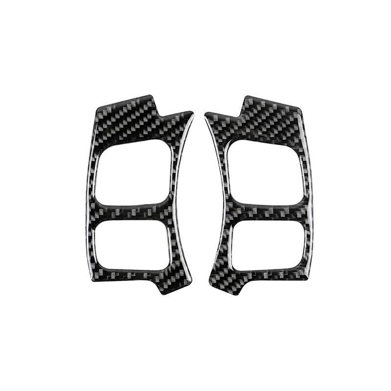 For Lexus IS250 NX200 200t 300h 2013 2014 2015 2016 2017 2018   Car Carbon Fiber Inner Steering Wheel Button Trim Cover
