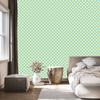 Mint and lime vichy check wallpaper for living room and bedroom 50x1000