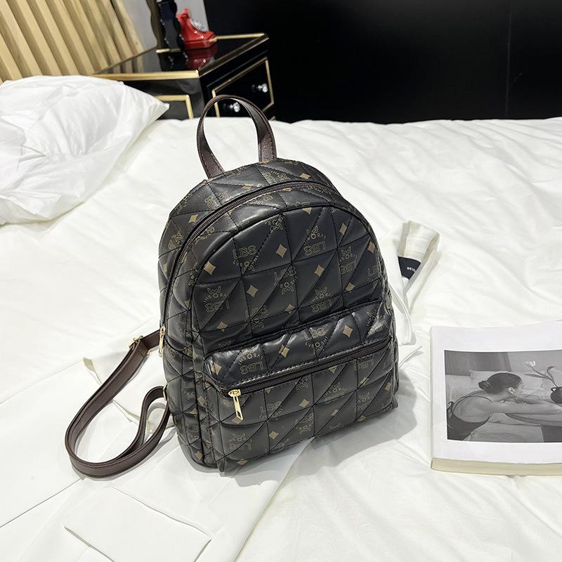 Женский рюкзак Новый стиль Ретро Рюкзак со старым цветком Модный Большой вместимости Студенческий школьный рюкзак