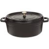 STAUB Cocotte Ovale - En Fonte - Emaillée - 31 Cm - 5,5L - Noir Mat