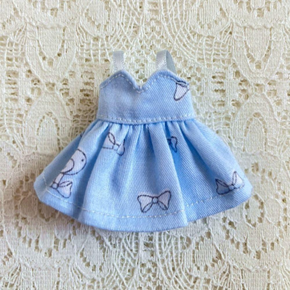 Handmade Dolls Outfits Dresses Fashion White Cardigan Doll Clothes Skirt 1/11 OB11 Dolls/1/12 BJD