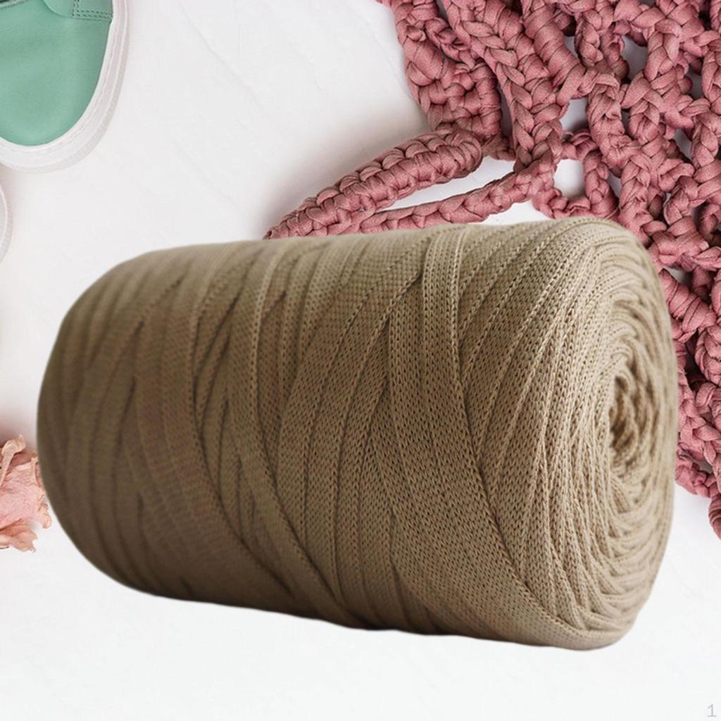 Трикотажная пряжа спагетти декор вязание крючком ткань толстая ткань для подушки кровать для питомца