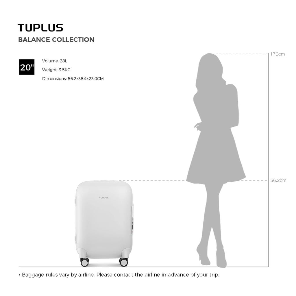 Ultra Lightweight ABS Carry Carry Quiet 8 Business Equipped with TSA Time Capsule X X 23 White [TUPLUS] Suitcase, Case, Carry-on Bag, Wheels, Travel,