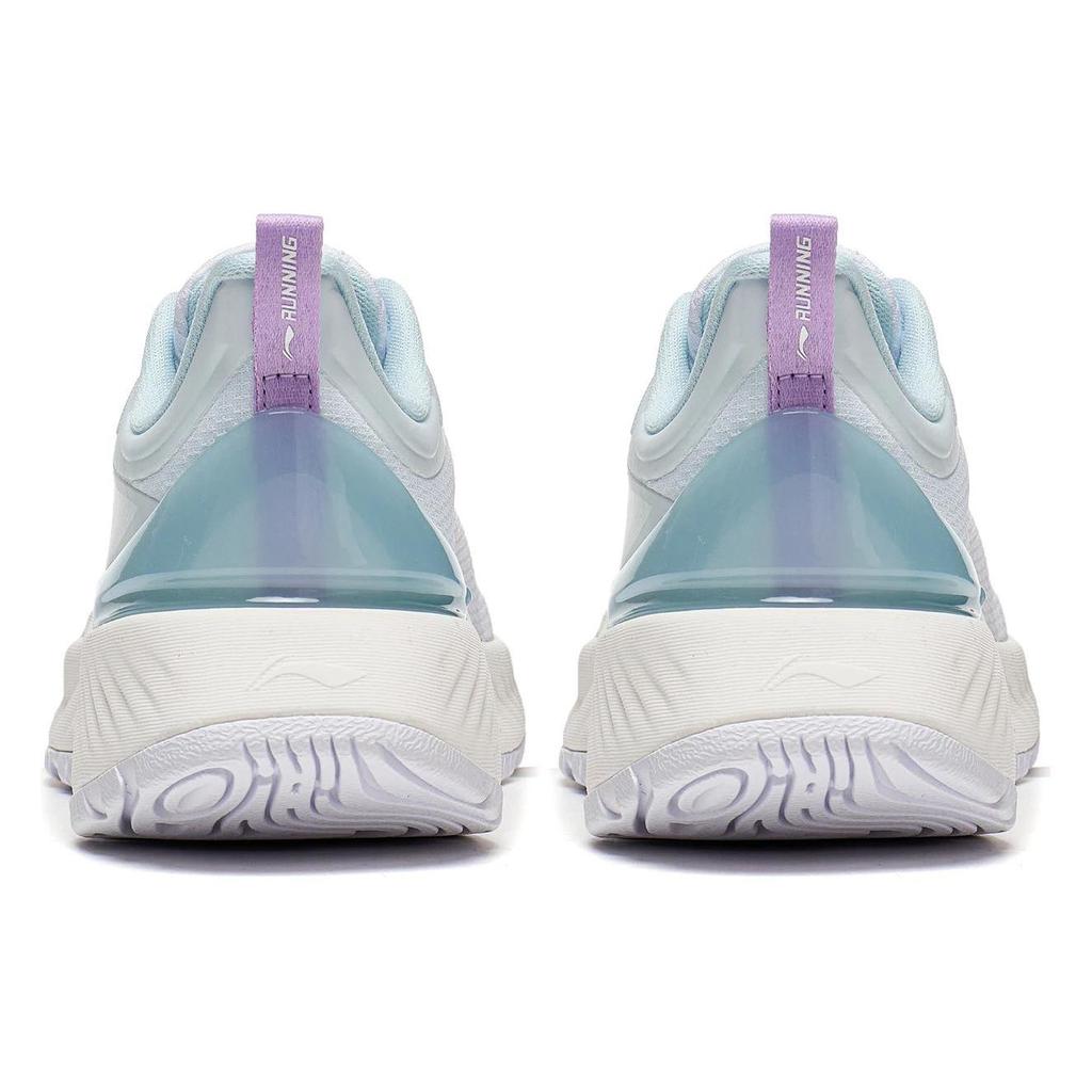 Li Ning YueYing Element Нескользящие, Износостойкие, Дышащие Низкие Беговые Кроссовки Женские Бело-Синие ARHT006-11