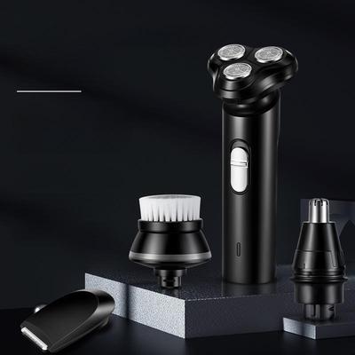 Новая аккумуляторная электрическая бритва для бороды 3 в 1 — многофункциональная, моющаяся, оригинальная