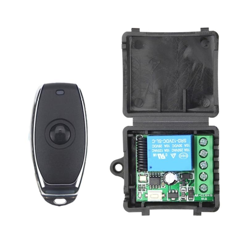 315МГц 433МГц DC12В 10А 1 канал 1К беспроводные реле РЧ переключатели с дистанционным управлением гетеродинный модуль приемника