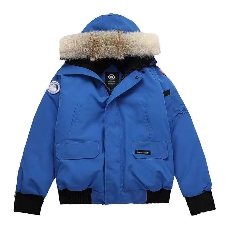 Canada Style Pilot Down Jacket White Duck Parka Couples Winter Warm Coat