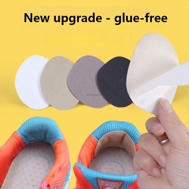 Стельки № 8. Субсидия на ремонт пятки. Липкая обувь. Наклейка с отверстием в сапожнике. Задние кроссовки с противоизносной подкладкой.