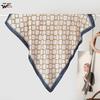 Spring/Summer Korean-Style Printed Silk-Like Scarf: Fashionable, Versatile, Hot-Selling Neck Accessory for Women.