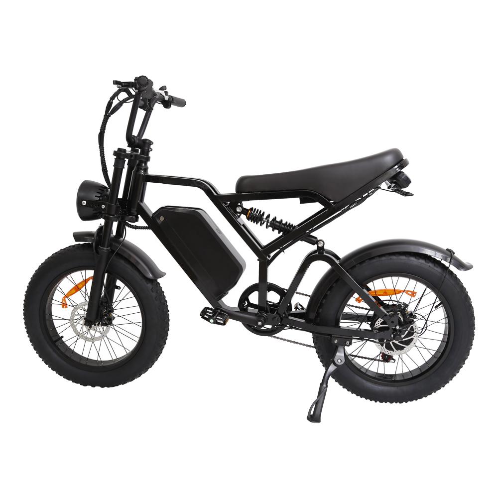YAMALI FXH-009 20" Fat Tire Electric Bike, 48V 500W Motor, 40km Range, SHIMANO 7-Speed,  Dual Disc Brakes, LCD Display, for Urban Commute