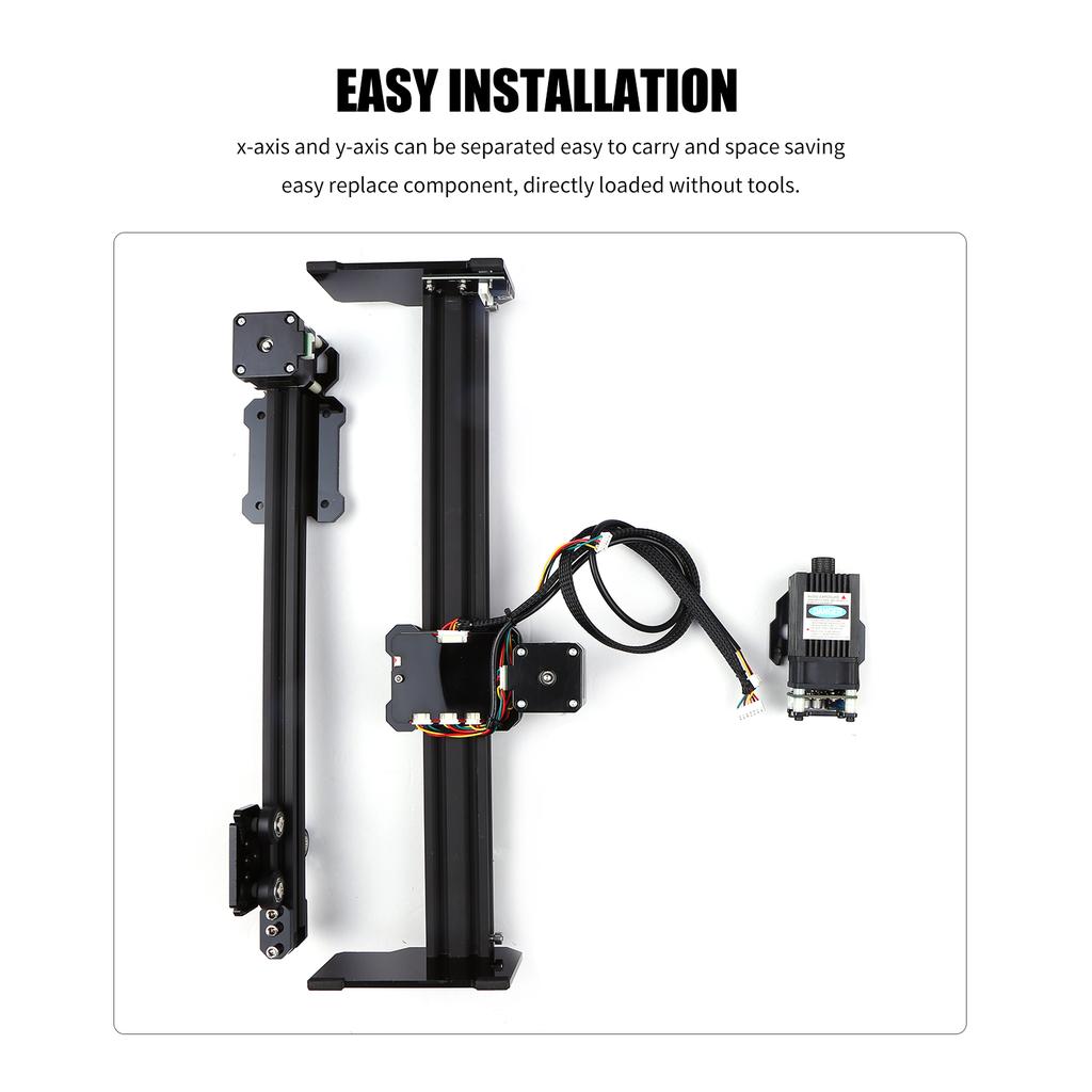 20W Laser Engraving Machine High Speed Mini Desktop Laser Engraver Printer Portable Household Art