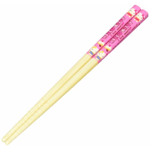 OSK Hello Kitty Sweets Bamboo Safety Chopsticks, 16.5cm, BB-1
