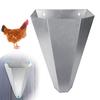 Конус для курицы, оцинкованный стальной конус для ограничения птиц, устойчивый к ржавчине, надежное крепление