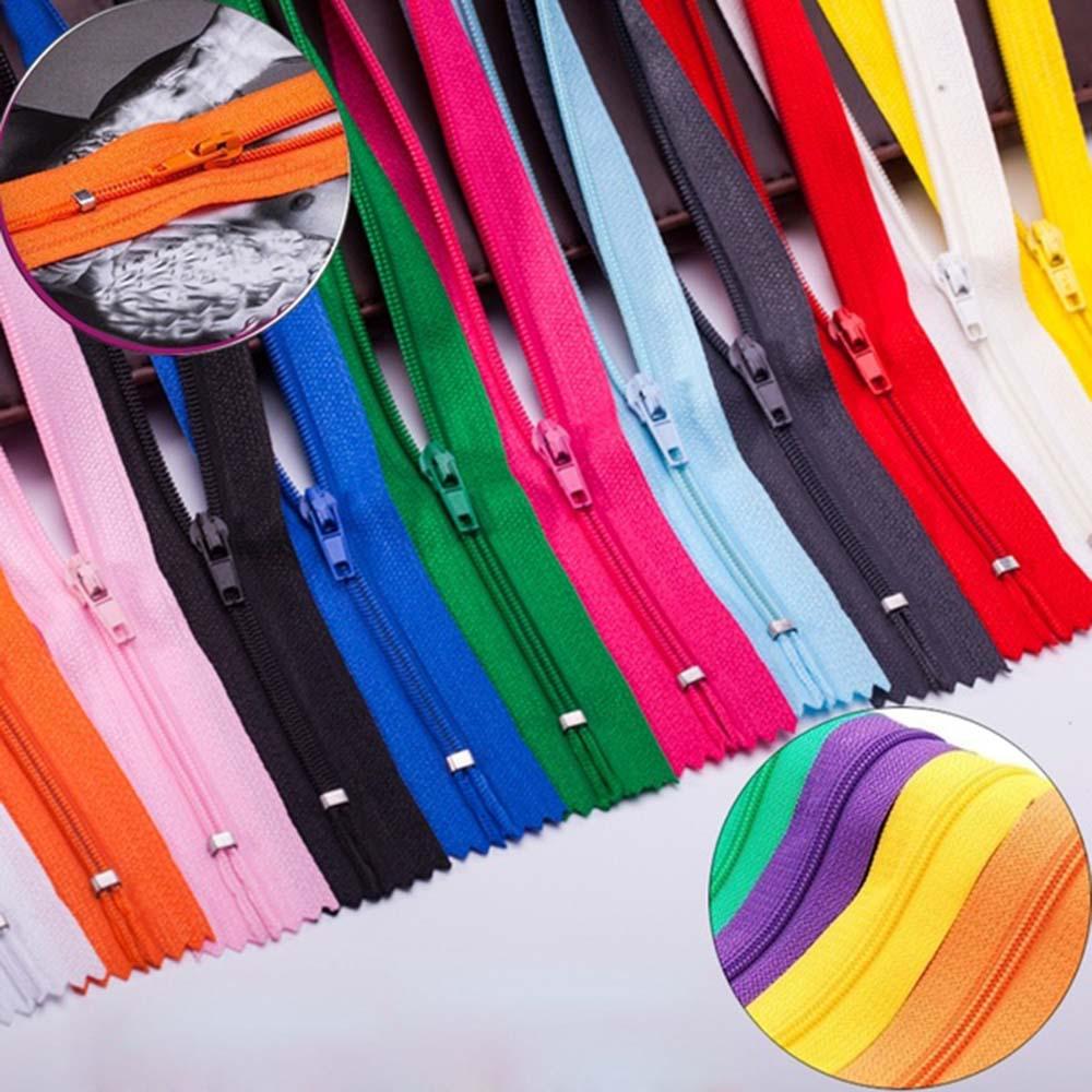 10Pcs/lot Colorful Trousers Clothing Nylon Zippers Handcraft Sewing Tailor