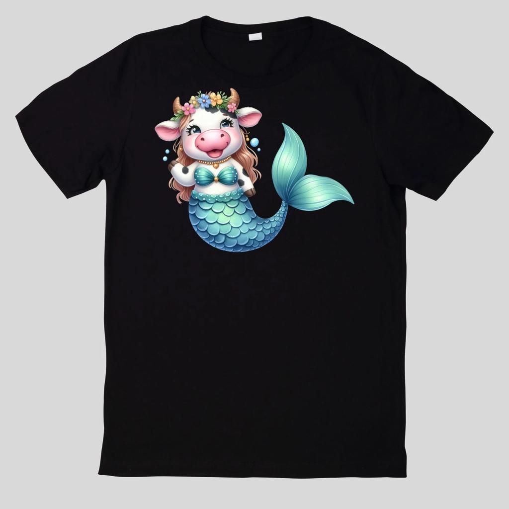 T-Shirt Lustige Kuh Poolparty