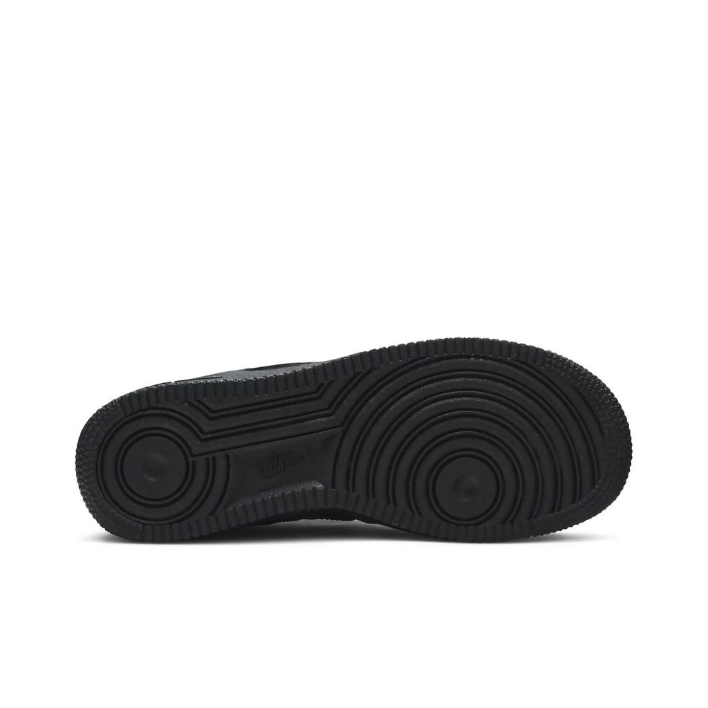 Nike Air Force 1 Low Grade School 'Triple Black' (Unisex) Black / Black-Black Kids' Skateboarding Shoes 314192 009