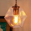 Cerdeco Glass Hexagonal Elegant Design with Retro Cute Western and Stylish Glass Pendant Interior Ceiling Ceiling Shade No Ceiling PDT41 Shade,