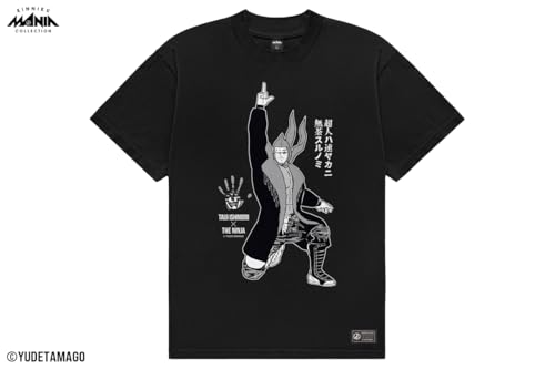 Новая Japan Pro-Wrestling Kinnikuman Коллаборация Тайцзи Исимори x The Ninja Футболка, Размер M, 6832104235