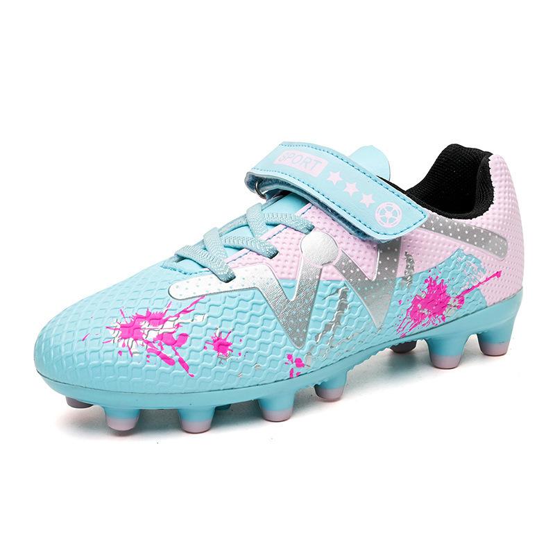 Football Shoes Spike Crush Boys Elementary School Nails Girls Training Sneakers Boys Kids Velcro Sports