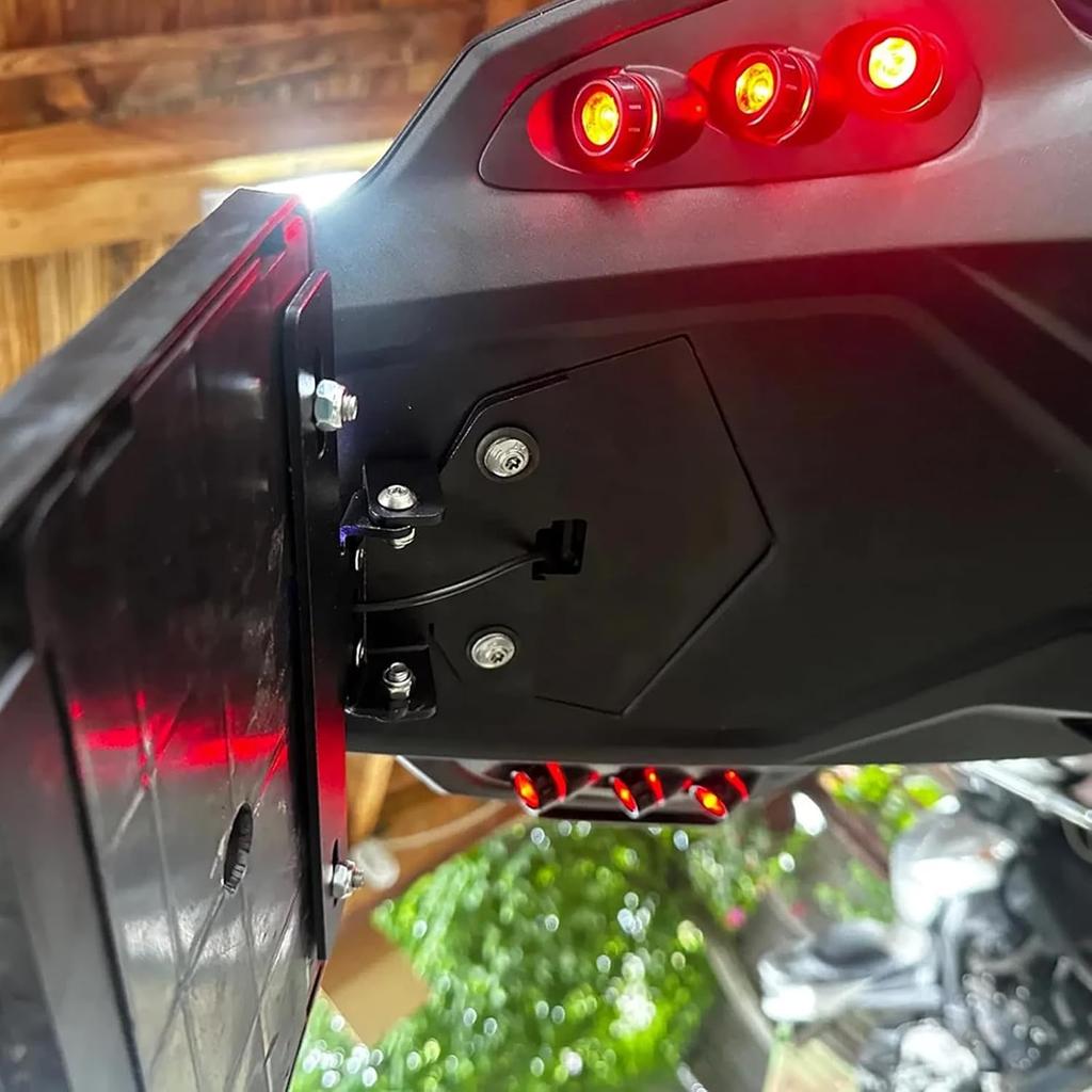 for S1000RR S1000R M1000RR 2025 License Plate Holder Motorcycle Tail Neat Adjustable Short Number s1000rr s1000r m1000rr 2019-2025 Motorcycle