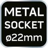 50 Cm Street Brush With Metal Handle. Professional Line.