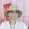 Wide Brim Tea Picking Cap Shawl Women's Ponytail Hat Hot Sale Sunscreen Hat  Four Seasons