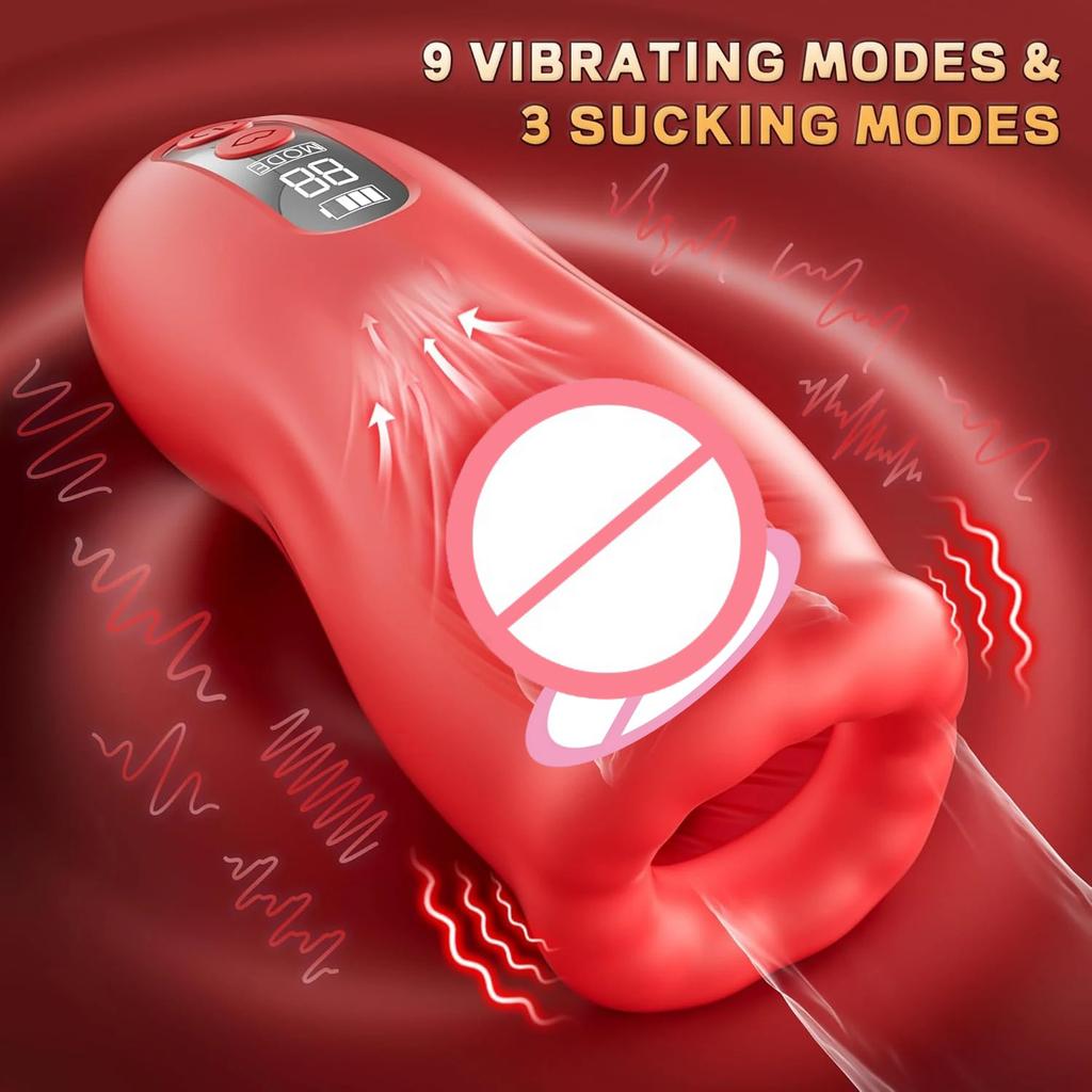 Мужская мастурбационная чашка для сосания, минет, тренажер для головки, массажер для пениса, карманная киска, мастурбатор, вибратор для стимуляции члена, секс-игрушка для мужчин