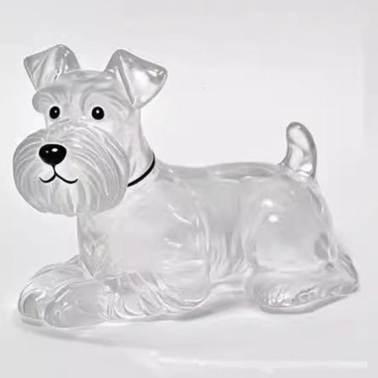 Брелок для собаки Персонализированный памятный сувенир для питомца Прозрачная акриловая оболочка Корги Померанский шпиц Бульдог Легкий брелок с породой собаки